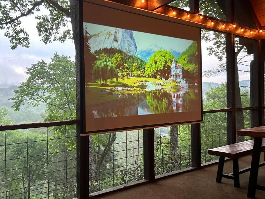 Treehouse Cabin With Mountain, River Views And Arcades Blue Ridge Luaran gambar