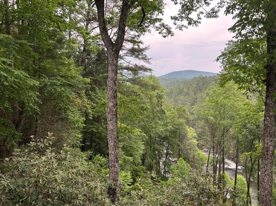 Treehouse Cabin With Mountain, River Views And Arcades Blue Ridge Luaran gambar