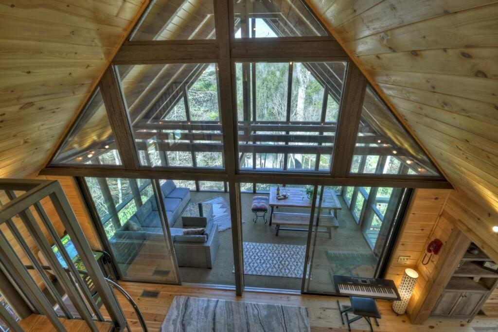 Treehouse Cabin With Mountain, River Views And Arcades Blue Ridge Luaran gambar